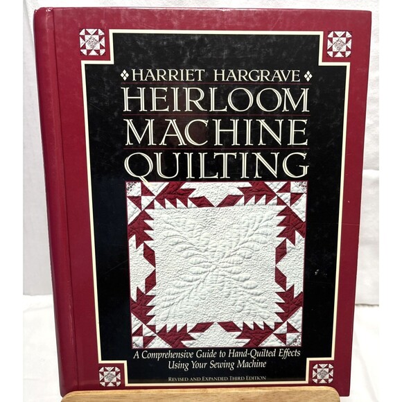 Heirloom Machine Quilting   Book   By    Harriet Hargrave Signed - Picture 1 of 8